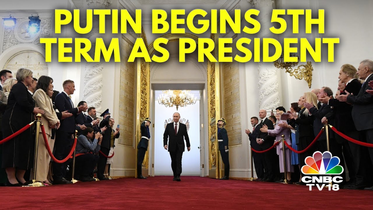 Russian President Putin Takes Oath For 5th Time In Grand Ceremony, West Boycotts | N18G | CNBC TV18