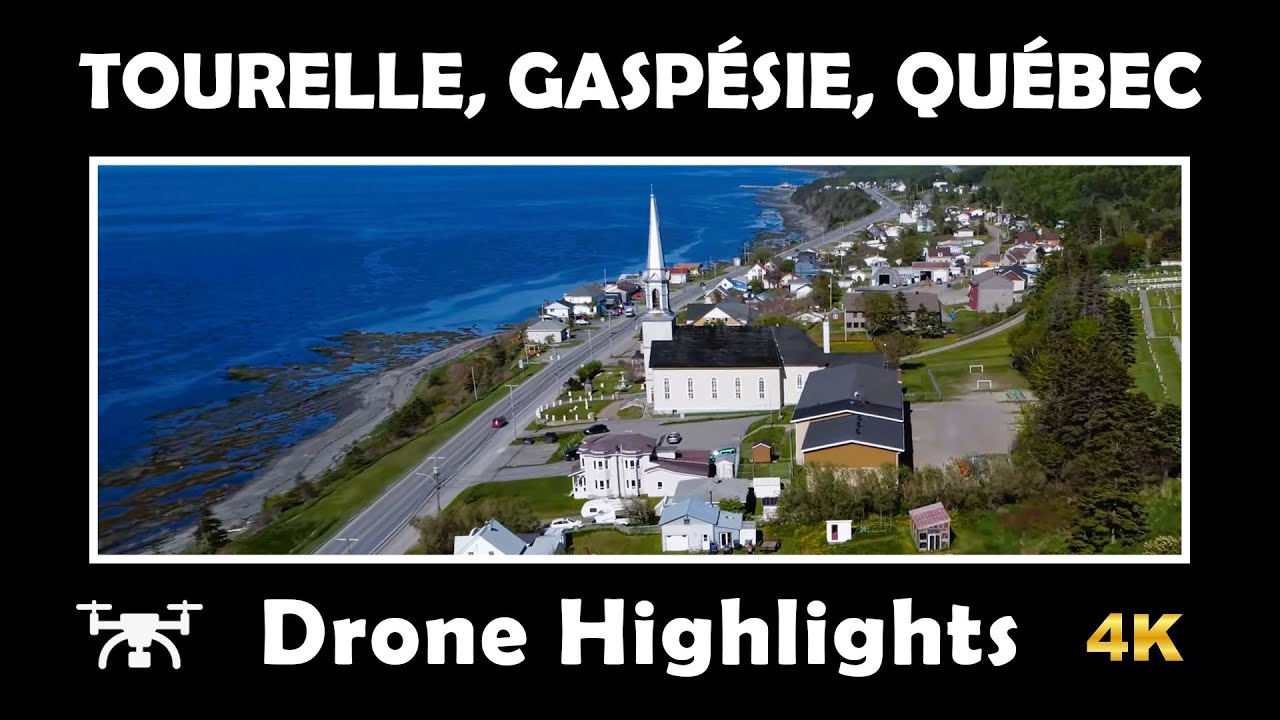 ⚜️ ✨ Tourelle, Qu&eacute;bec: Stunning 4K Drone Highlights! 🌊🏞️ | Explore Canada from Above 🚁