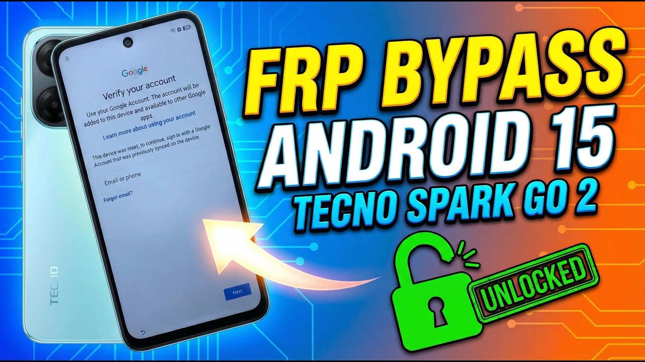Tecno Spark Go 2 FRP Bypass on Android 15 | 100% Working Method