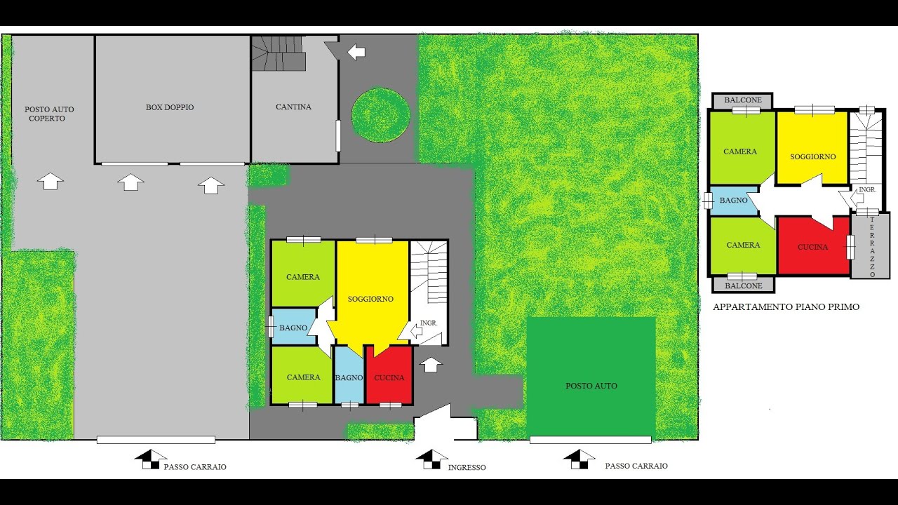 Ferno - VA Villa con 2 appartamenti