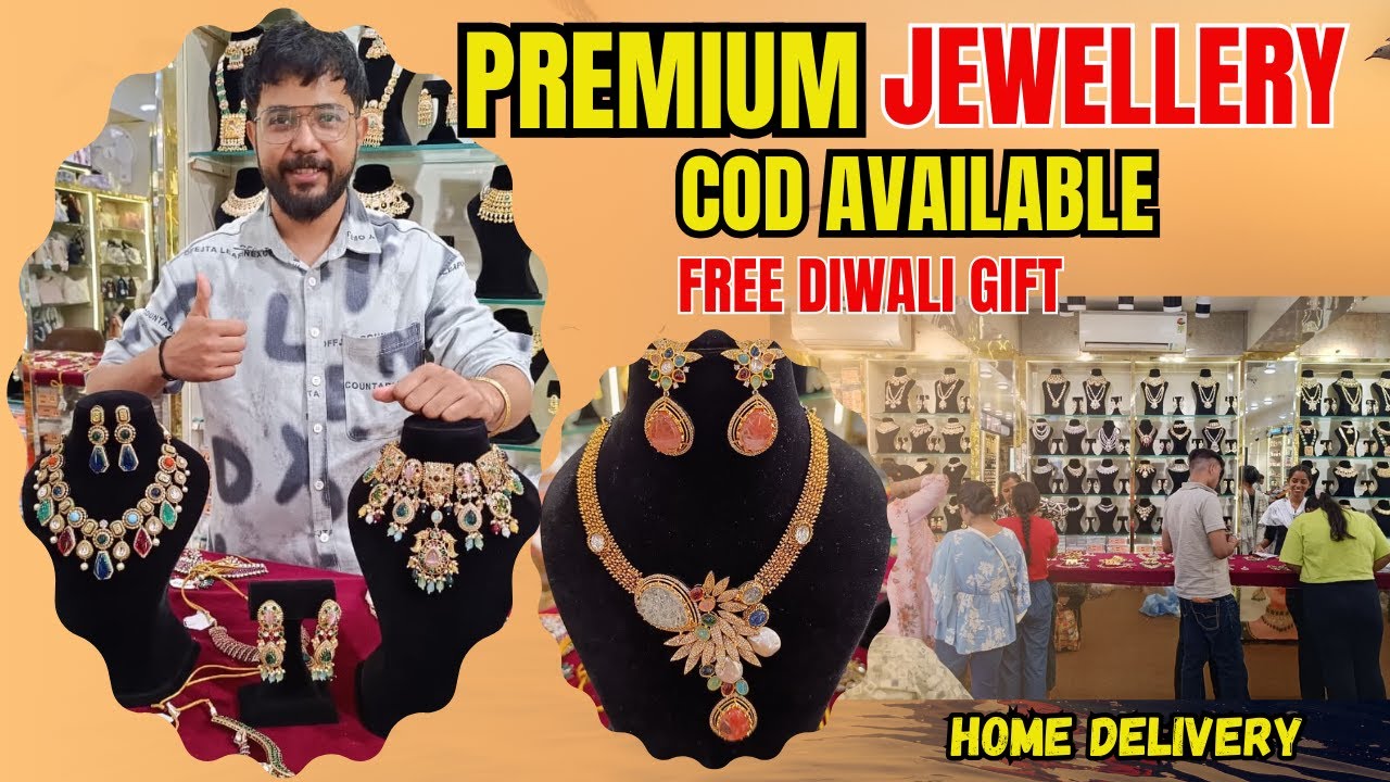 Premium Jewellery in Cheapest Price | Artificial Jewellery Wholesale Market Delhi | #jewellery