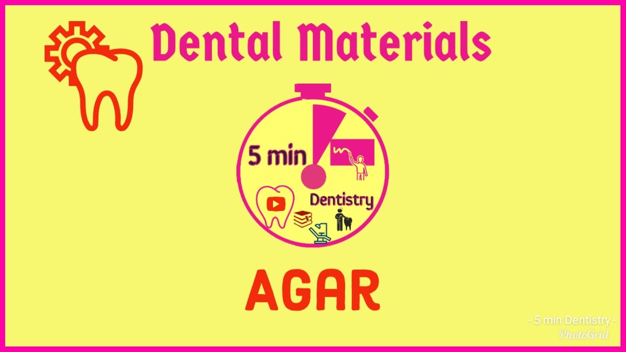 AGAR | REVERSIBLE HYDROCOLLOID IMPRESSION MATERIAL | DENTAL MATERIALS | 5mD