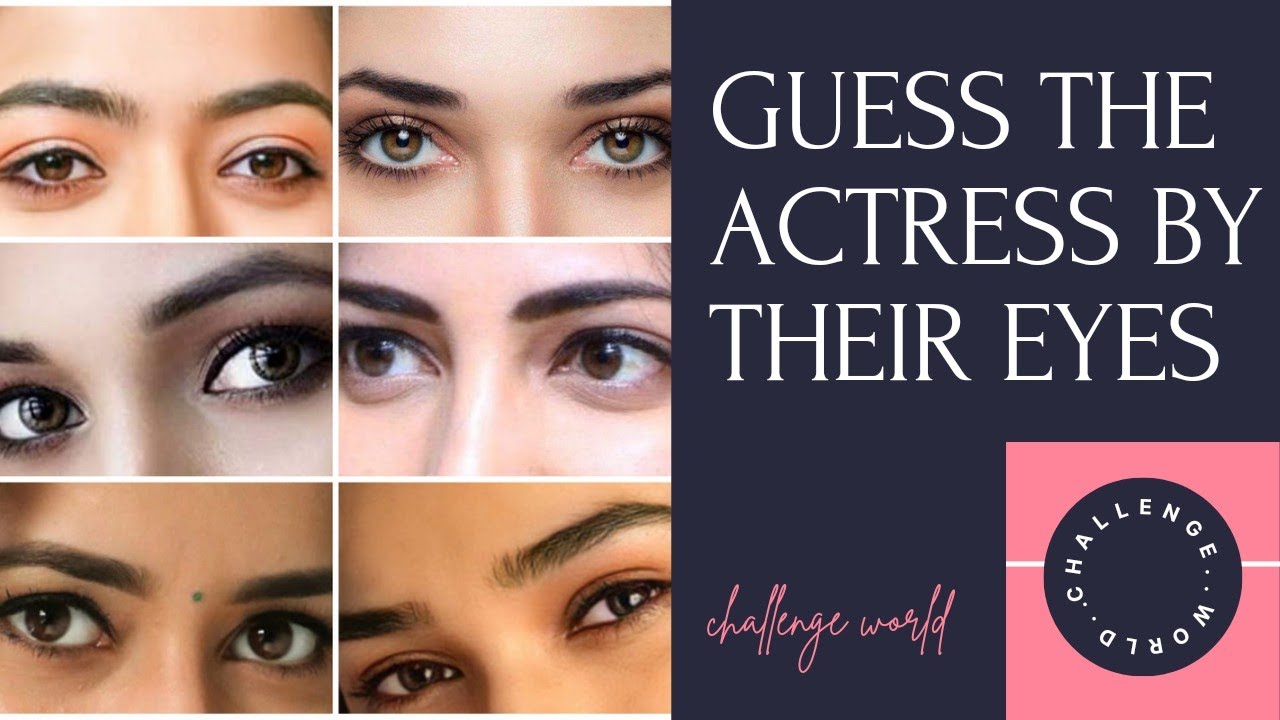 GUESS THE SOUTH INDIAN ACTRESS | GUESS THE ACTRESS BY THEIR EYES |