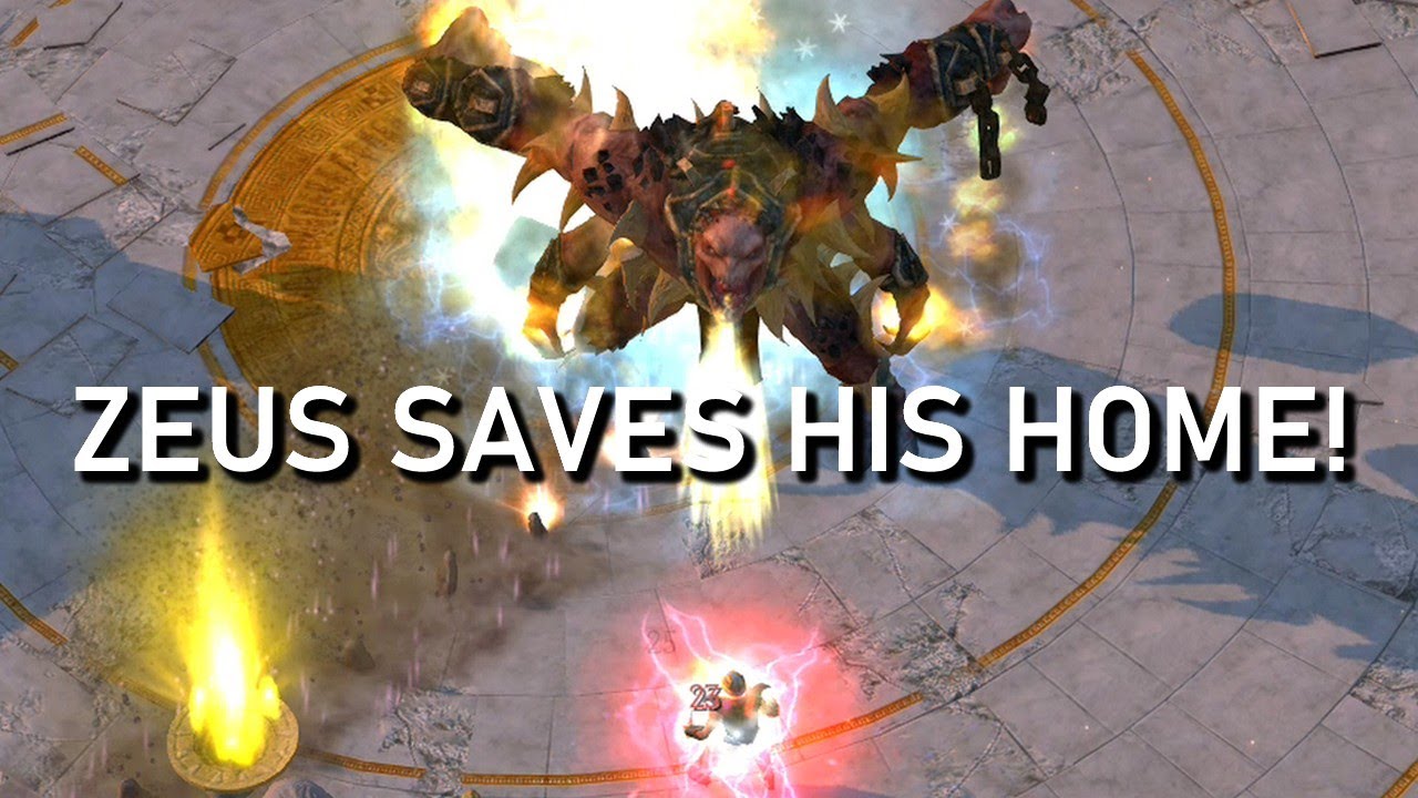 Titan Quest Eternal Embers: ZEUS vs Titan TYPHON Boss Fight!