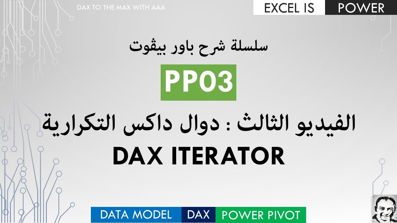 PP03: DAX Iterator (SumX - AverageX - RankX)استبدال الأعمدة المحتسبة بمعادلات داكس التكرارية