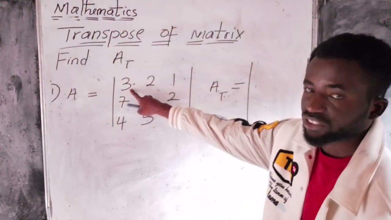 Simple way to find Transpose a Matrices 