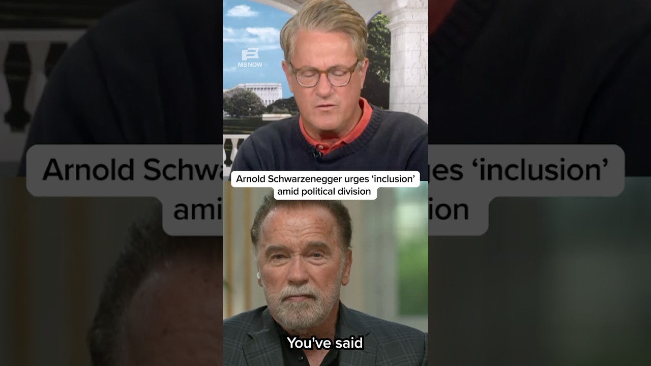 Arnold Schwarzenegger urges &lsquo;inclusion&rsquo; amid political division