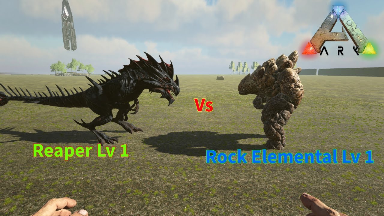 Ark:INSANE Rock Golem vs Reaper Battle – You Won’t Believe Who Wins! Ark Surival Evolved #ark