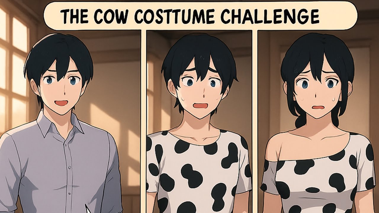 TG TF - THE COW COSTTUME CHALLENGE • Genderbend Comic