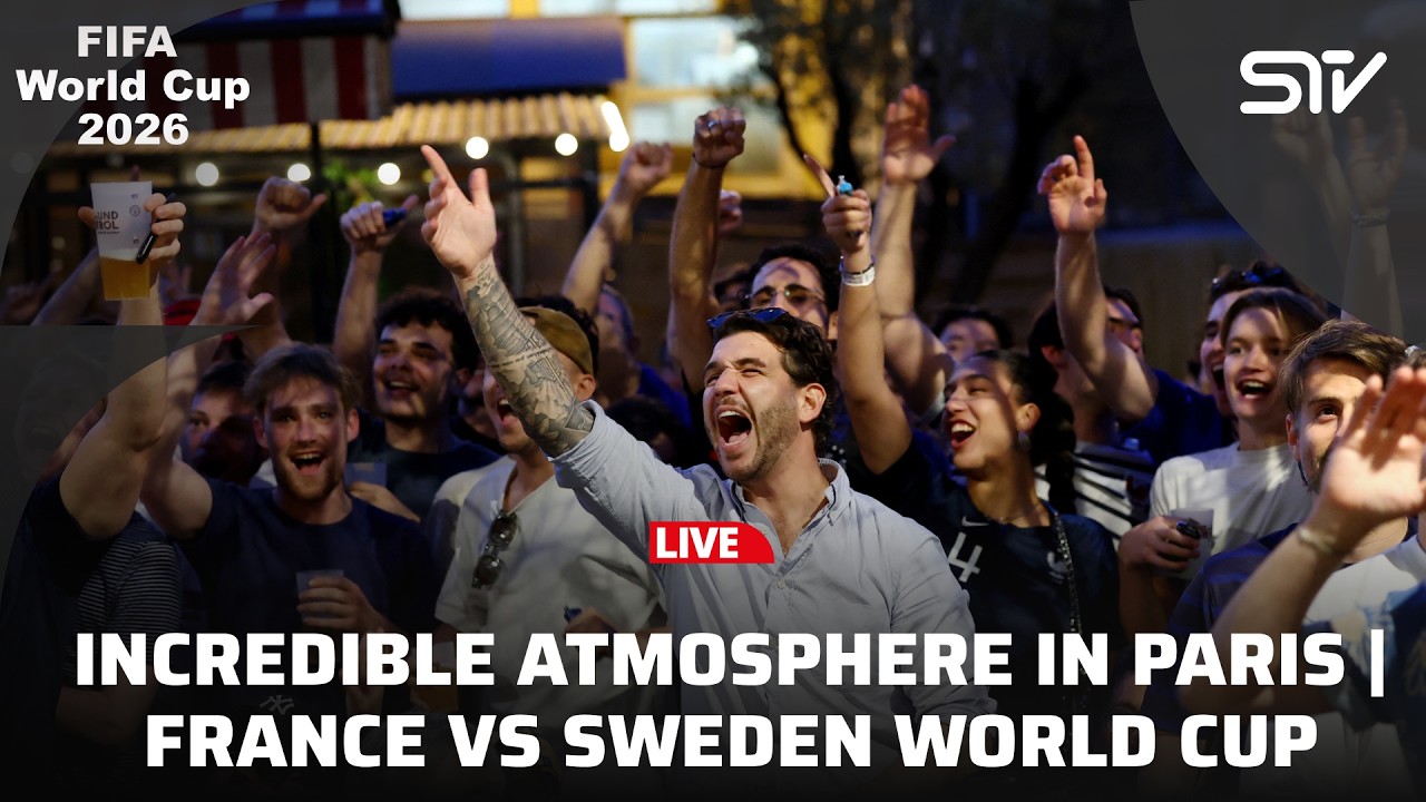 Live | Paris Erupts As France Fans Cheer Against Sweden | ZO1H