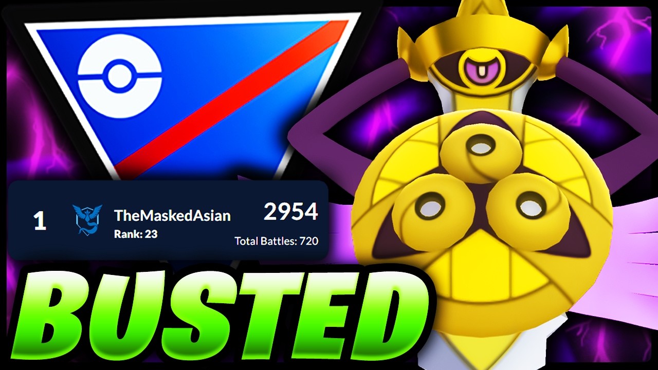 XL Aegislash just hit RANK 1 world wide and its BROKEN in the Great League!