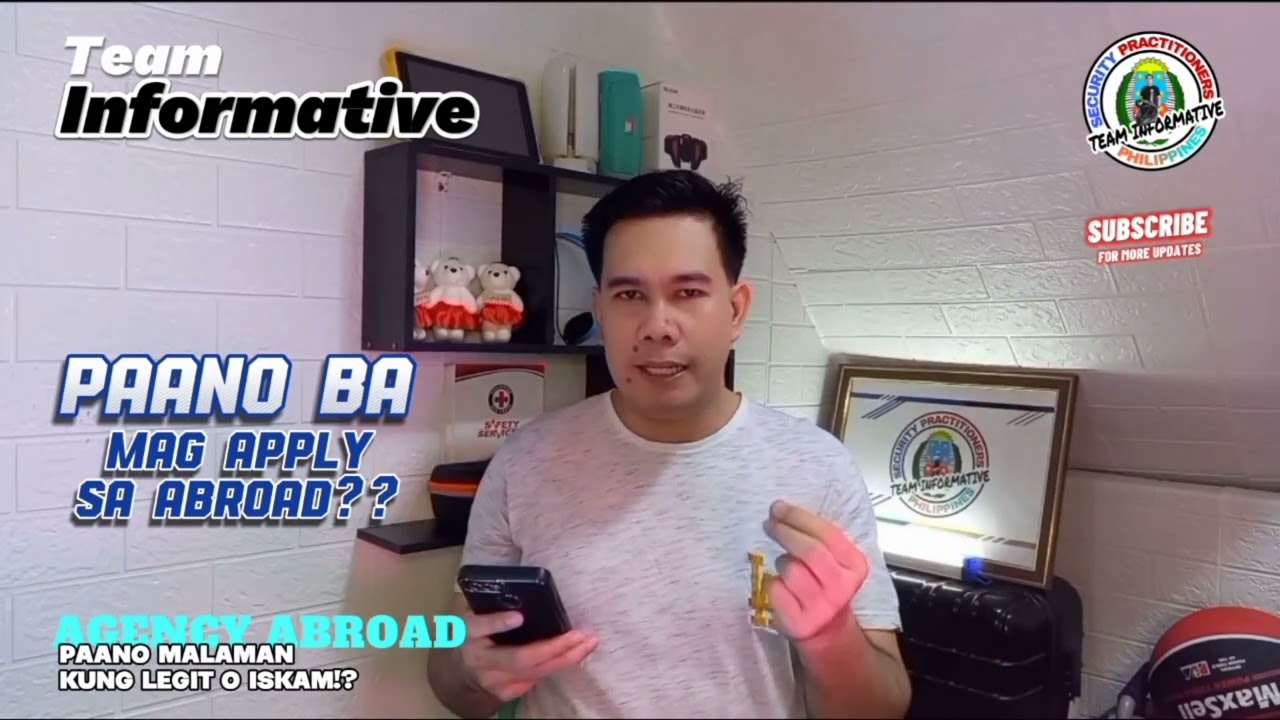 DALAWANG PARAAN UPANG MALAMAN KUNG SCAM O LEGIT ANG ISANG AGENCY HIRING ABROAD