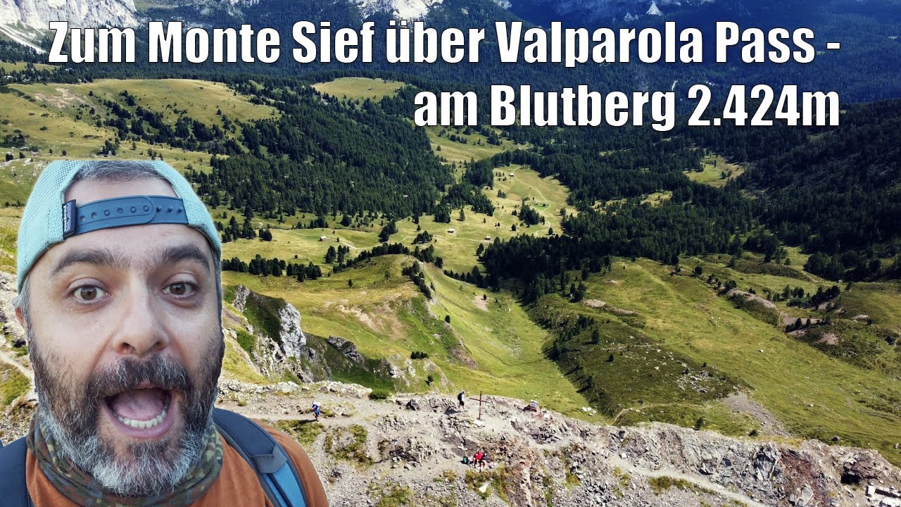 Zum Blutberg - Vom Valparola Pass zum Monte Sief auf 2.424m Höhe mit Blick zum Col di Lana. 4k Dji