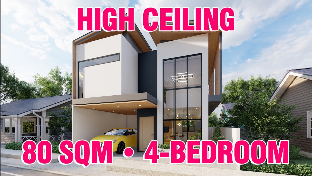 Modern Budget 80sqm 4-Bedroom Home (2026) | Smart Small-Lot House Design | ALG Designs