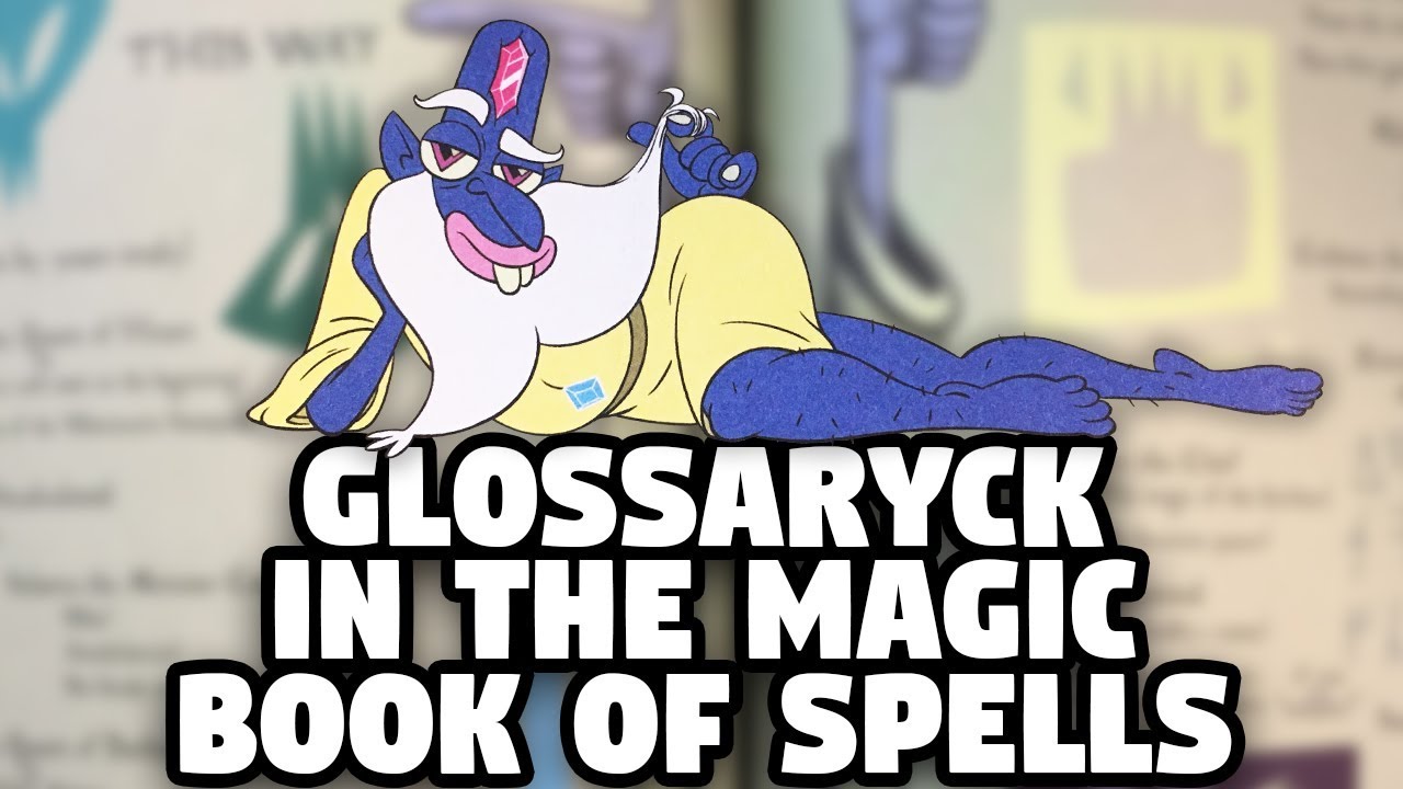 Glossaryck in the Magic Book of Spells
