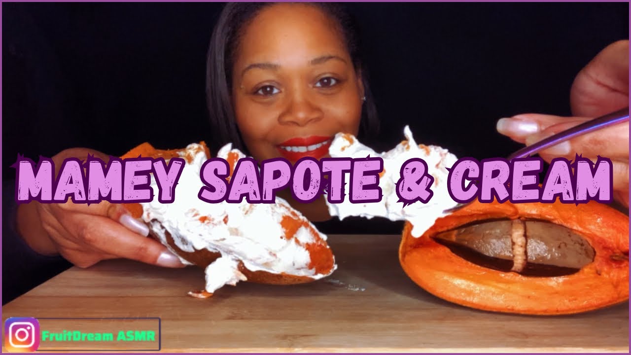 Mamey Sapote & Cream! | ASMR Fruit Mukbang |Eating Show Ep. 75