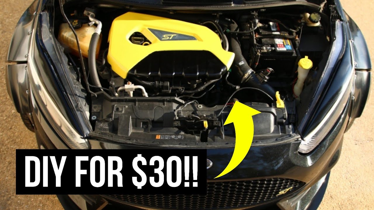 How To Paint Your Engine Cover For $30!! (Fiesta ST)