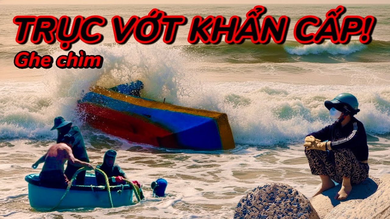 Sóng Dữ Cướp Mất Một Người: Nỗ Lực Trục Vớt Không Thành Công Ghe Chìm Biển La Gi, Sáng Ngày 1/2/2026