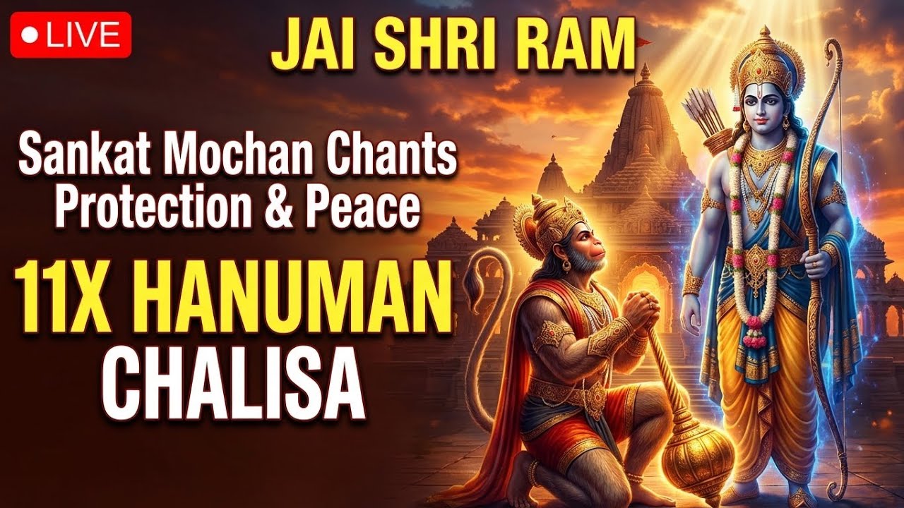 Non-Stop Hanuman Chalisa & Ram Naam Amrit | संकट मोचन हनुमान चालीसा | Hari Dhwani