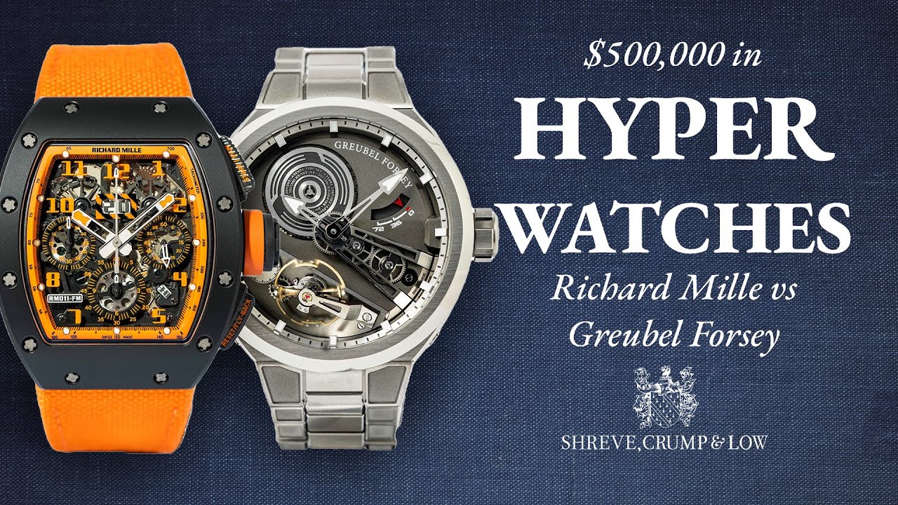 Richard Mille VS Greubel Forsey : RM 011 FM / GF  Balancier S2 Convex