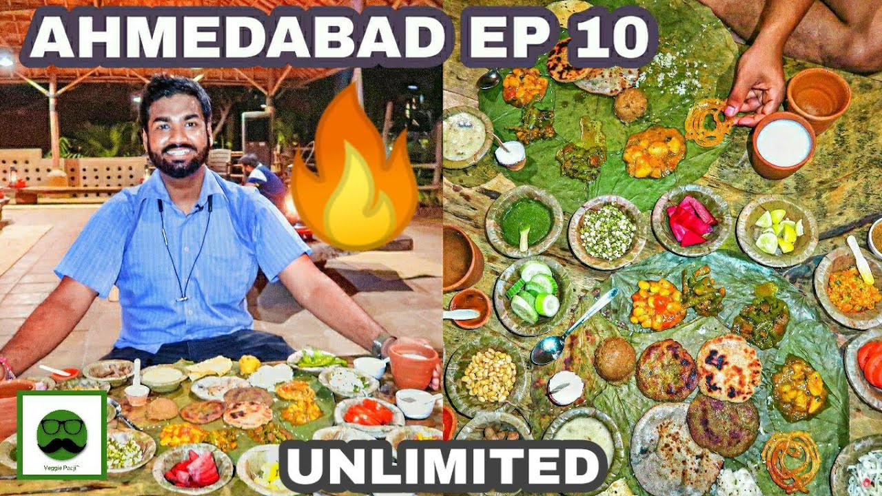 CRAZY GUJJU FOOD at Vishala🔥🔥🔥 | authentic VEG Indian Food with Veggiepaaji  | Ahmedabad EP 10