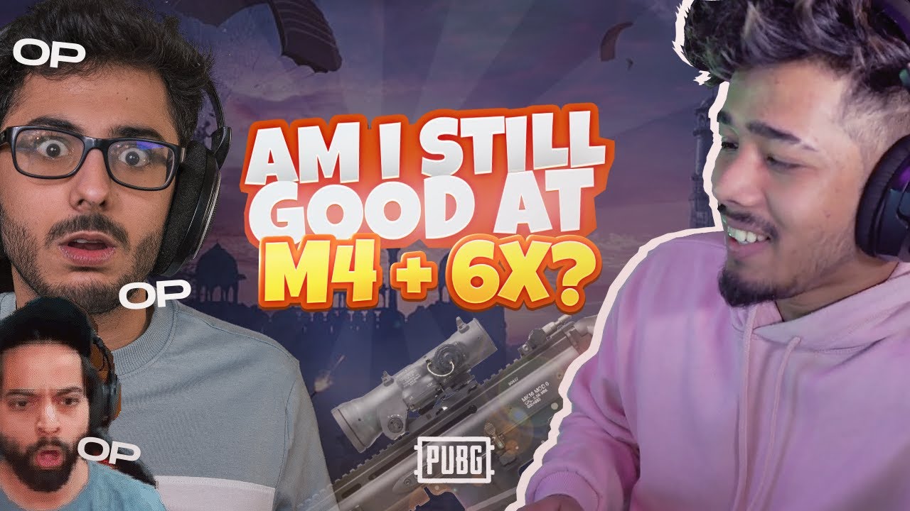 Am I Still Good At M4+6X? | PUBG Ft. CarryMinati *SHOCKED REACTIONS* | sc0ut