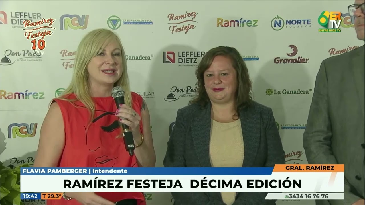 Flavia Pamberger Hernán Jacob - Comienza el Ramírez festeja décima edición
