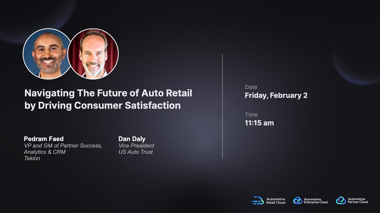 Navigating the future of Auto Retail by driving consumer satisfaction | NADA 2024 Tekion Booth Stage