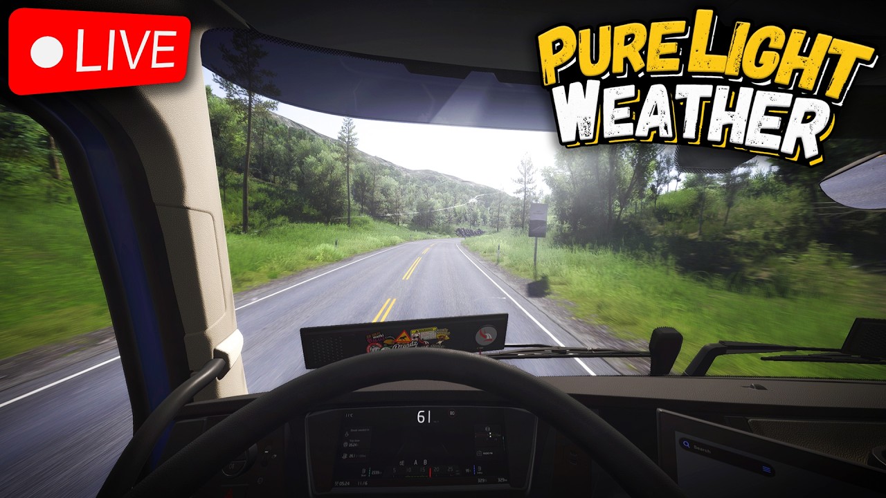 🔴 ETS2 1.60 OPEN BETA | Grafika jak w prawdziwym życiu! ☀️ | Pure Light Weather | LIVE