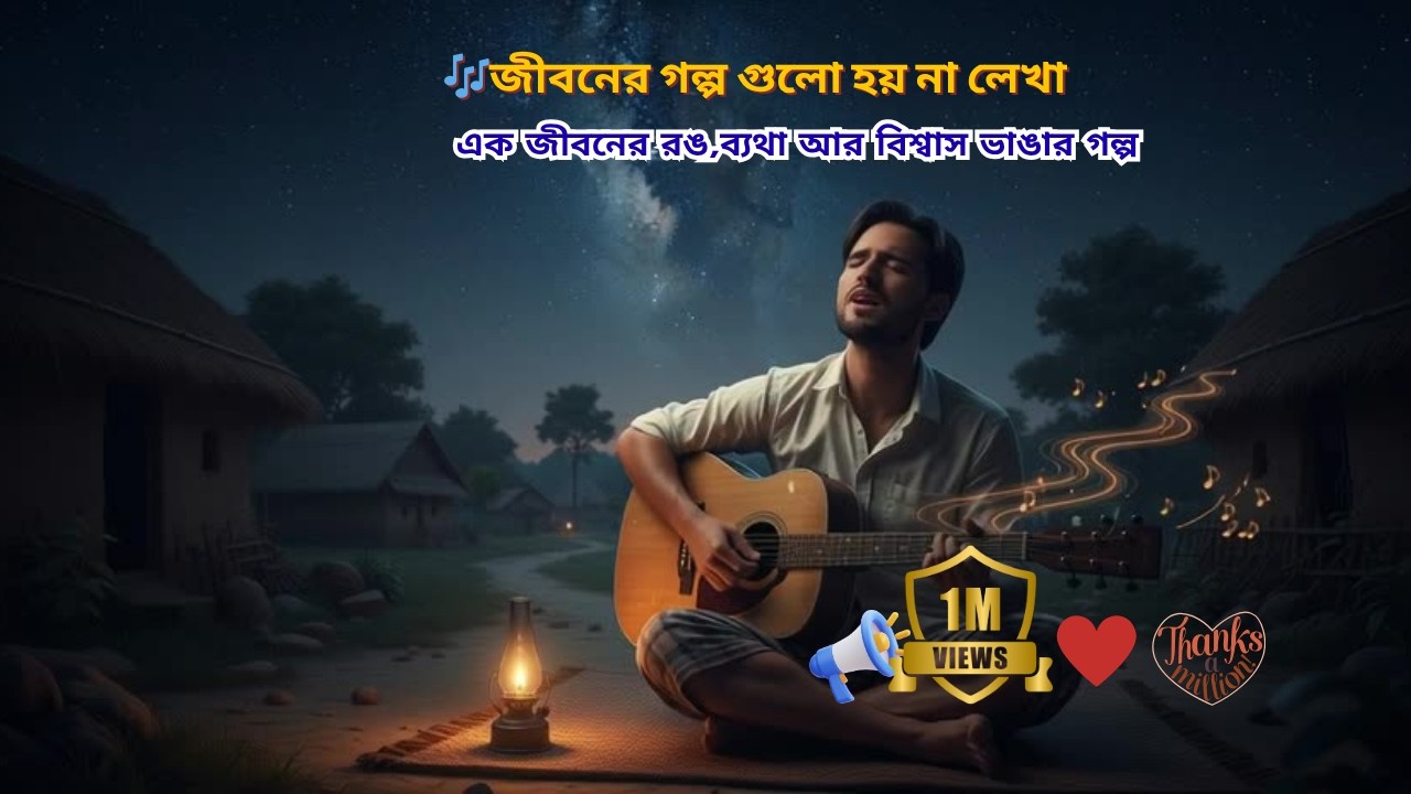 জীবনের গল্প গুলো হয় না লেখা|| New Bengali Song 2026