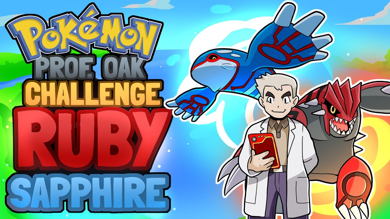 Я поймал всех 202 покемонов в испытании Pokémon Ruby & Sapphire Professor Oak Challenge