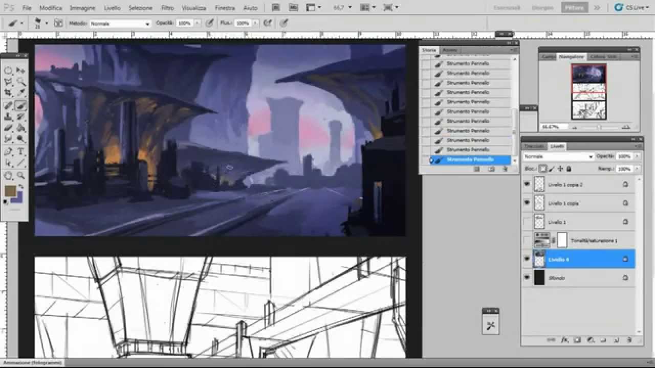 Concept Art - 3 Environment Design Sketches