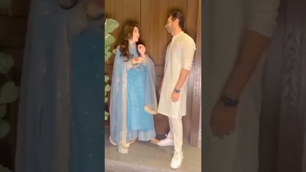 Tere Bin Drama Actor wahaj ali with wife and daughter new video 😍😍&hearts;️ #terebin #shorts