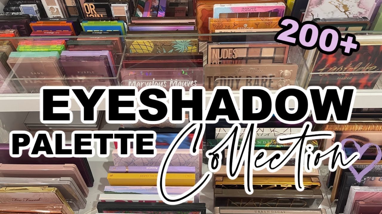 EYESHADOW PALETTE COLLECTION OVER 200 PALETTES
