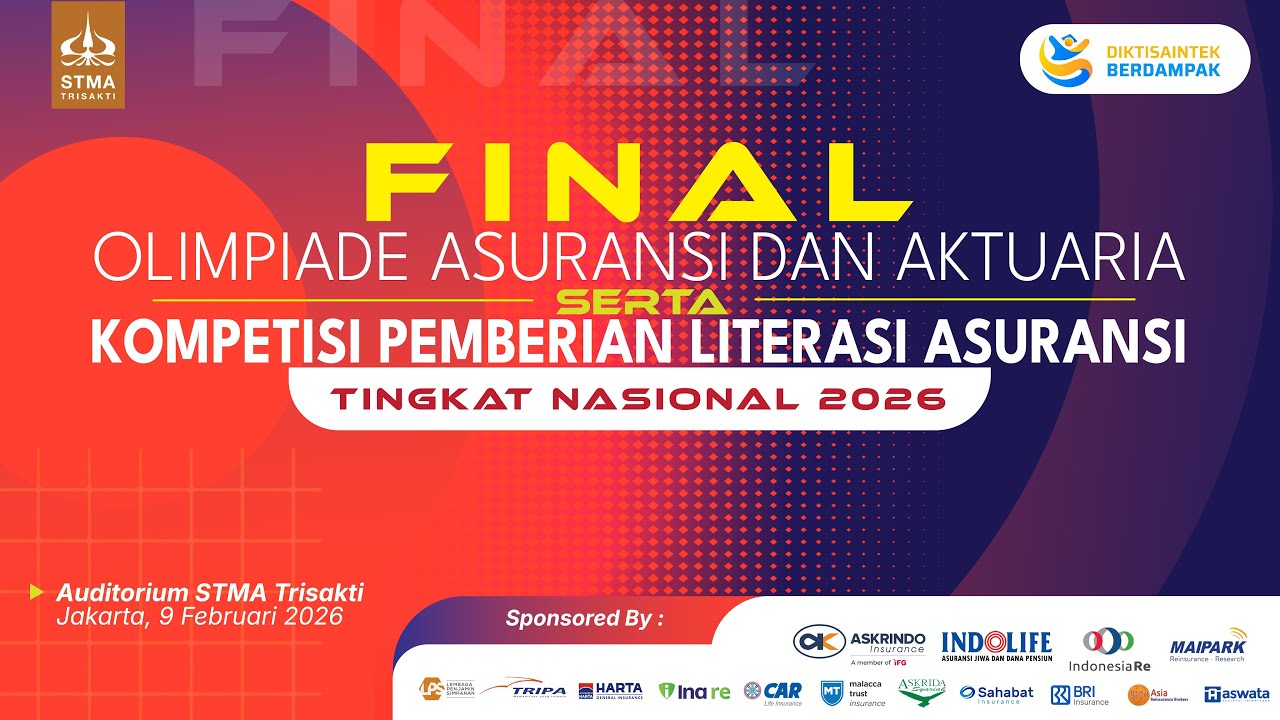🎓 Olimpiade Asuransi & Aktuaria serta Kompetisi Pemberian Literasi Asuransi Tingkat Nasional 2026