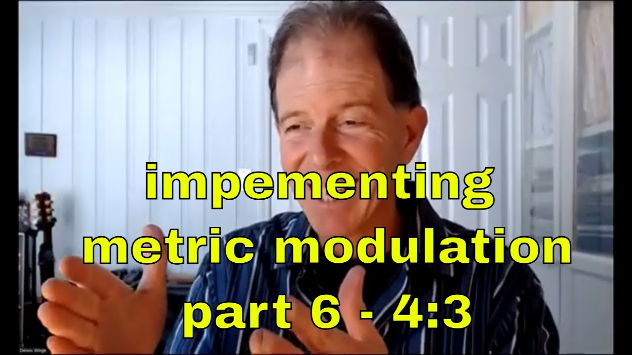 implementing metric modulation, part 6 | 4 to 3