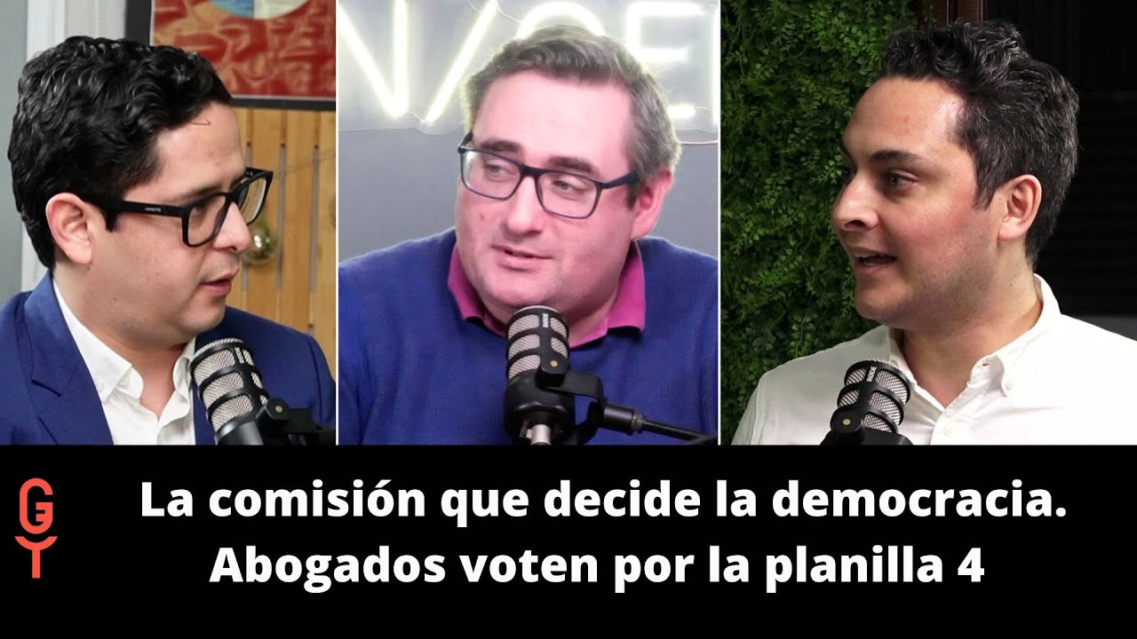 La comisión que decide la democracia. Abogados voten por la planilla 4