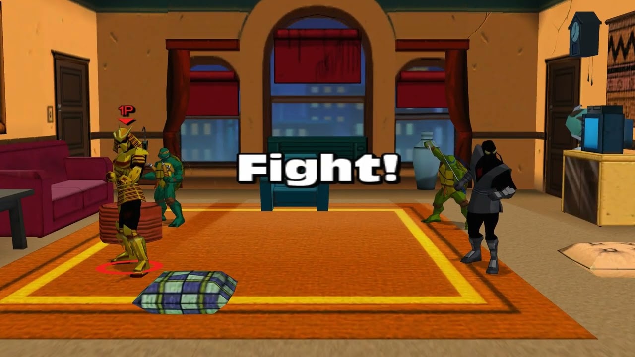 TMNT Mutant Melee – Gold Shradder Play