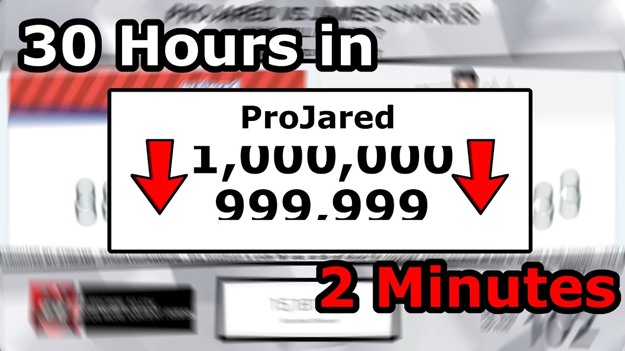 ProJared AND James Charles LOSING SUBS! (Timelapse)