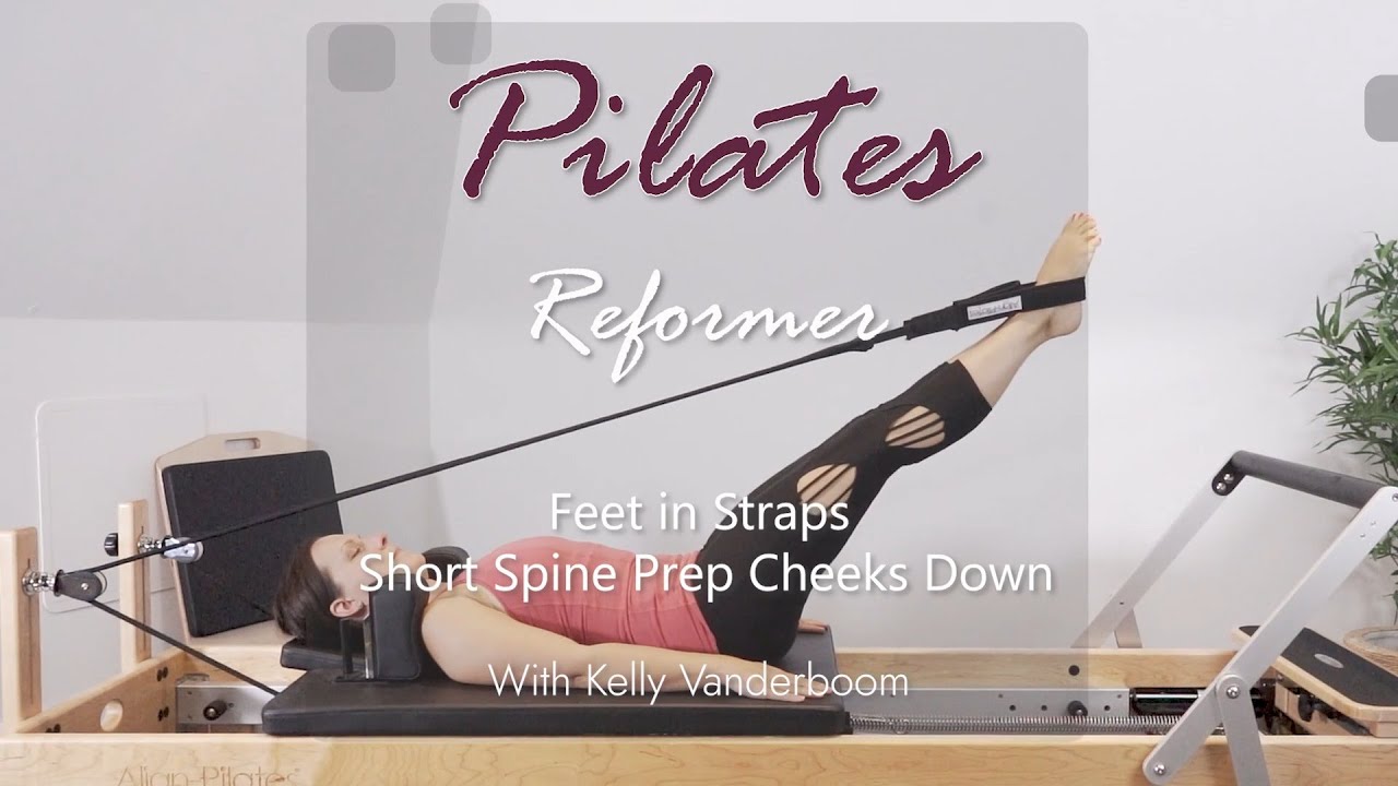 Pilates Reformer Exercise - Short Spine Prep (Cheeks Down)