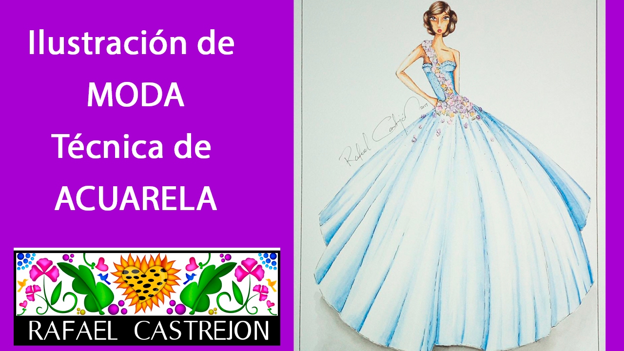 Ilustracion de moda : ¿Cómo ilustrar con acuarela?