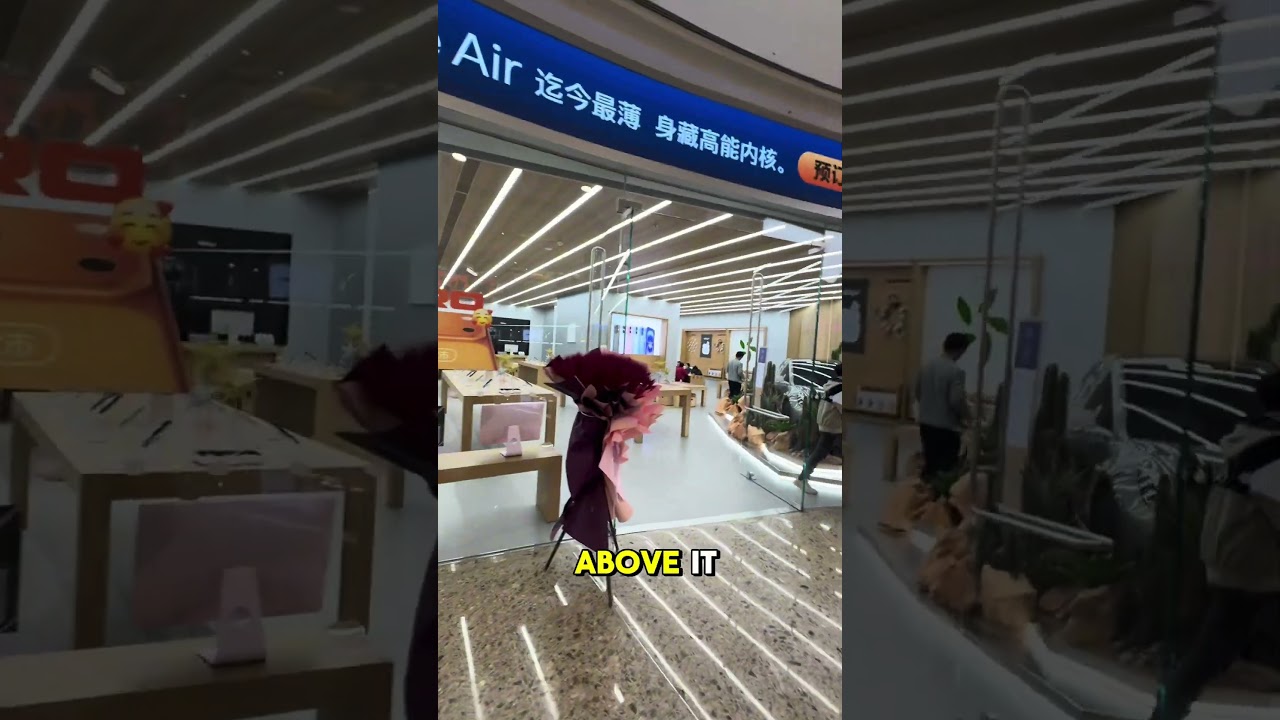 Fake Apple Store in China.