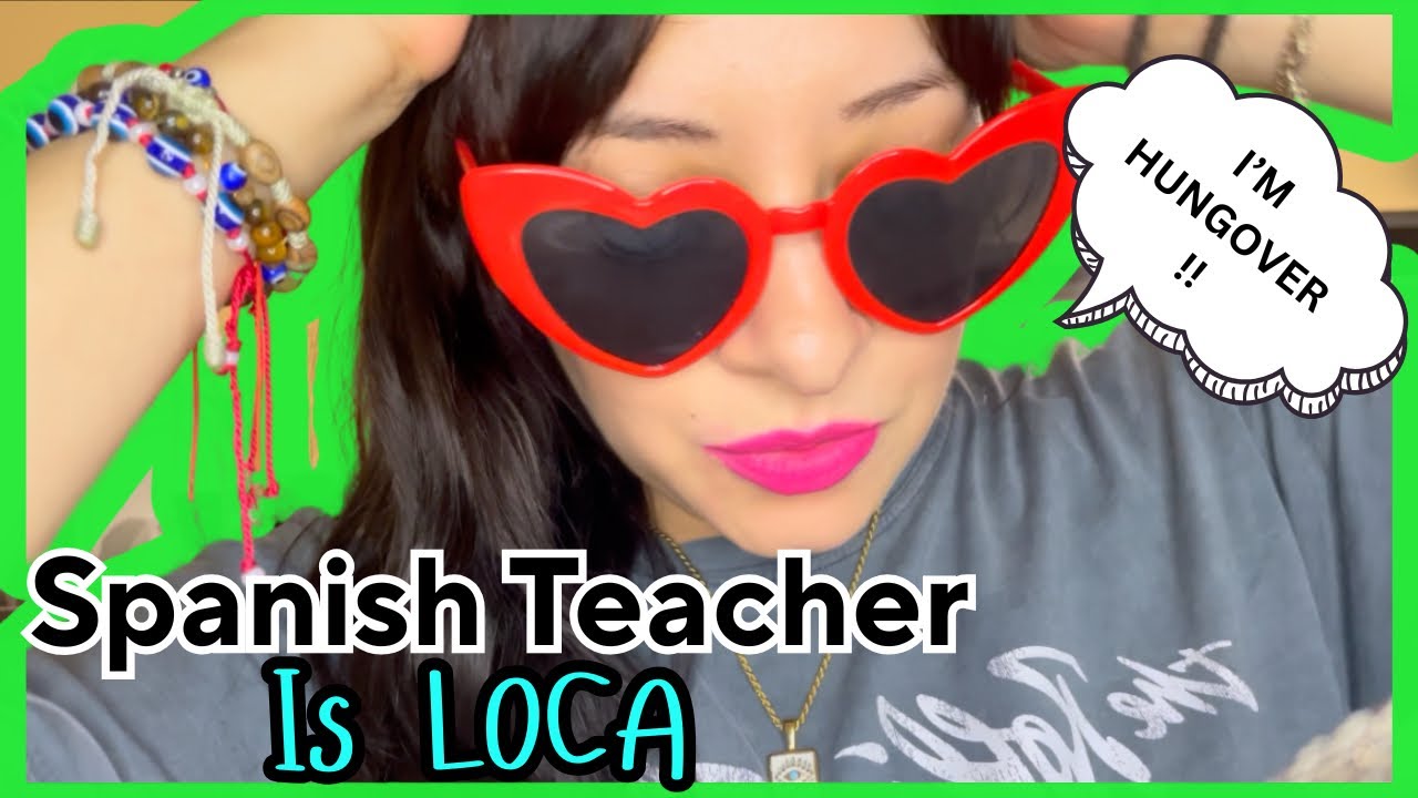 ASMR Crazy teacher teaching you SPANISH| She’s quitting (personal attention)