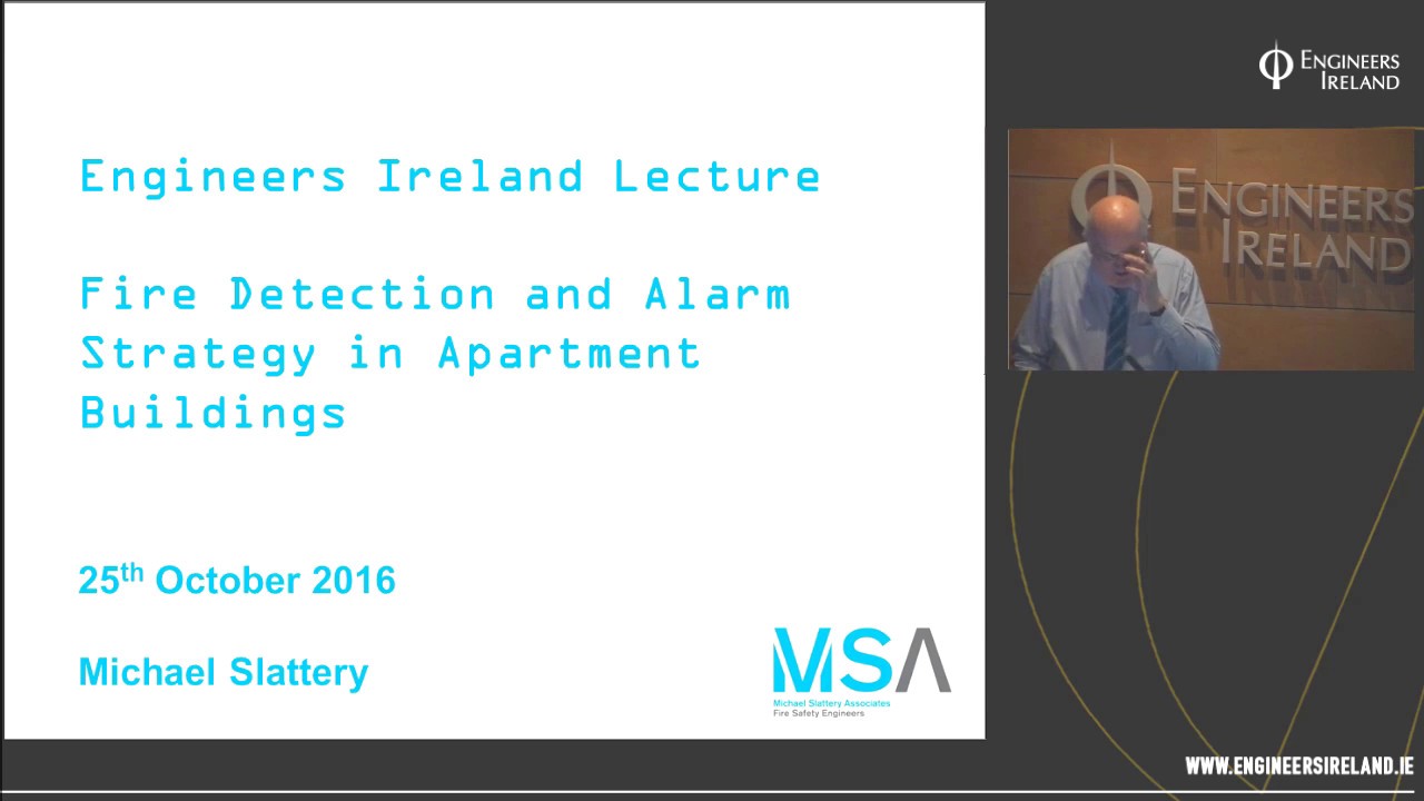 Fire detection and alarm strategy in apartment buildings