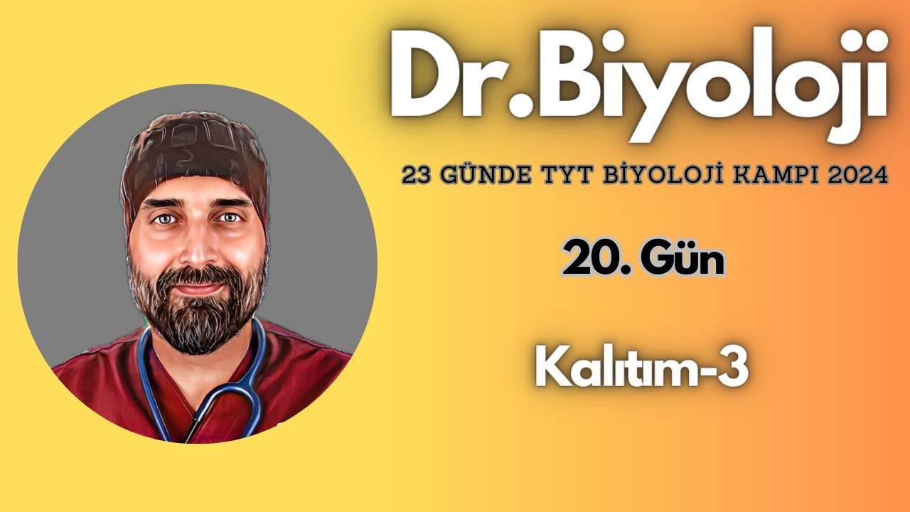 Kalıtım-3 | 23 Günde TYT Biyoloji Kampı yks2024 | 10. Sınıf
