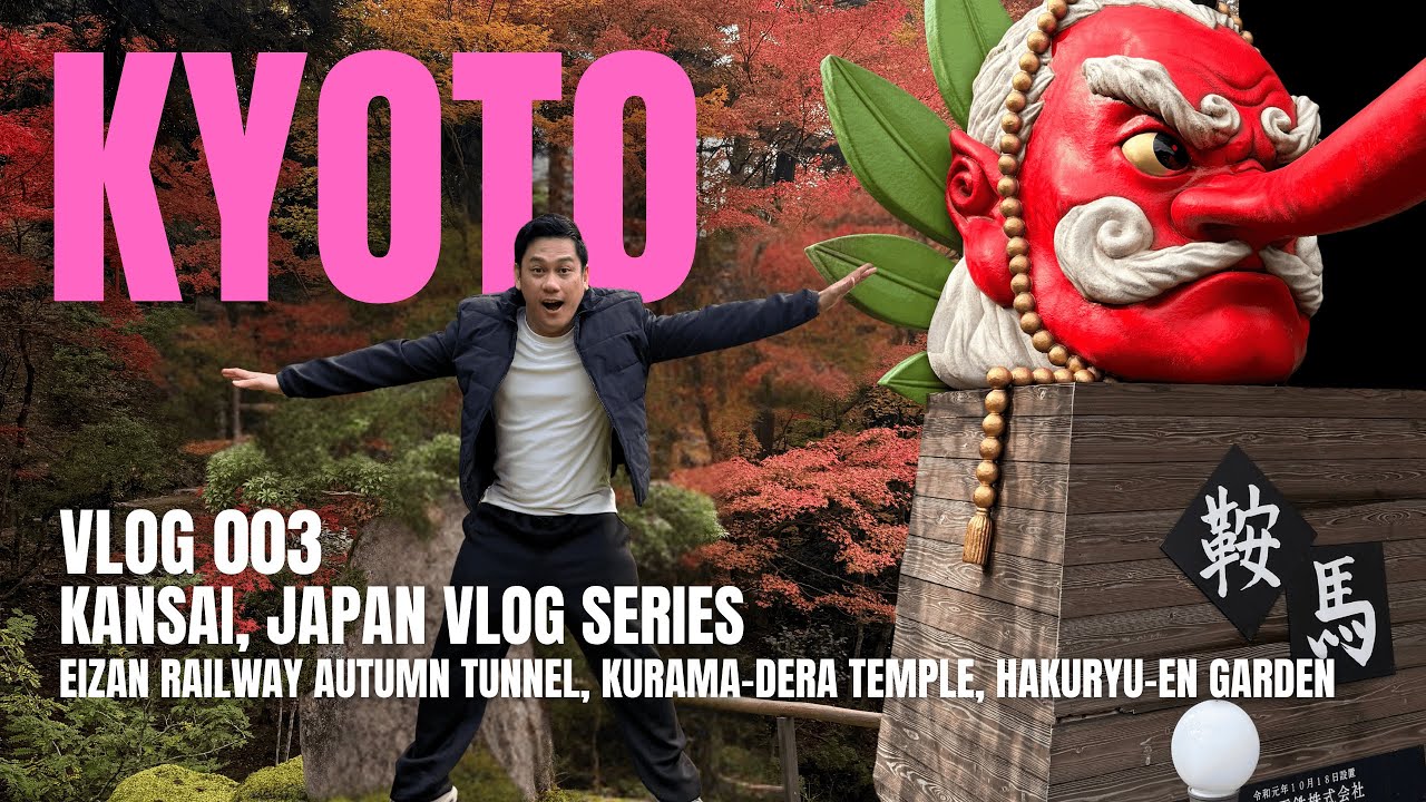 A day of reflection in KYOTO, Japan | Eizan Tunnel | Kurama-dera | Hakuryu-en | JM's Life in Clips