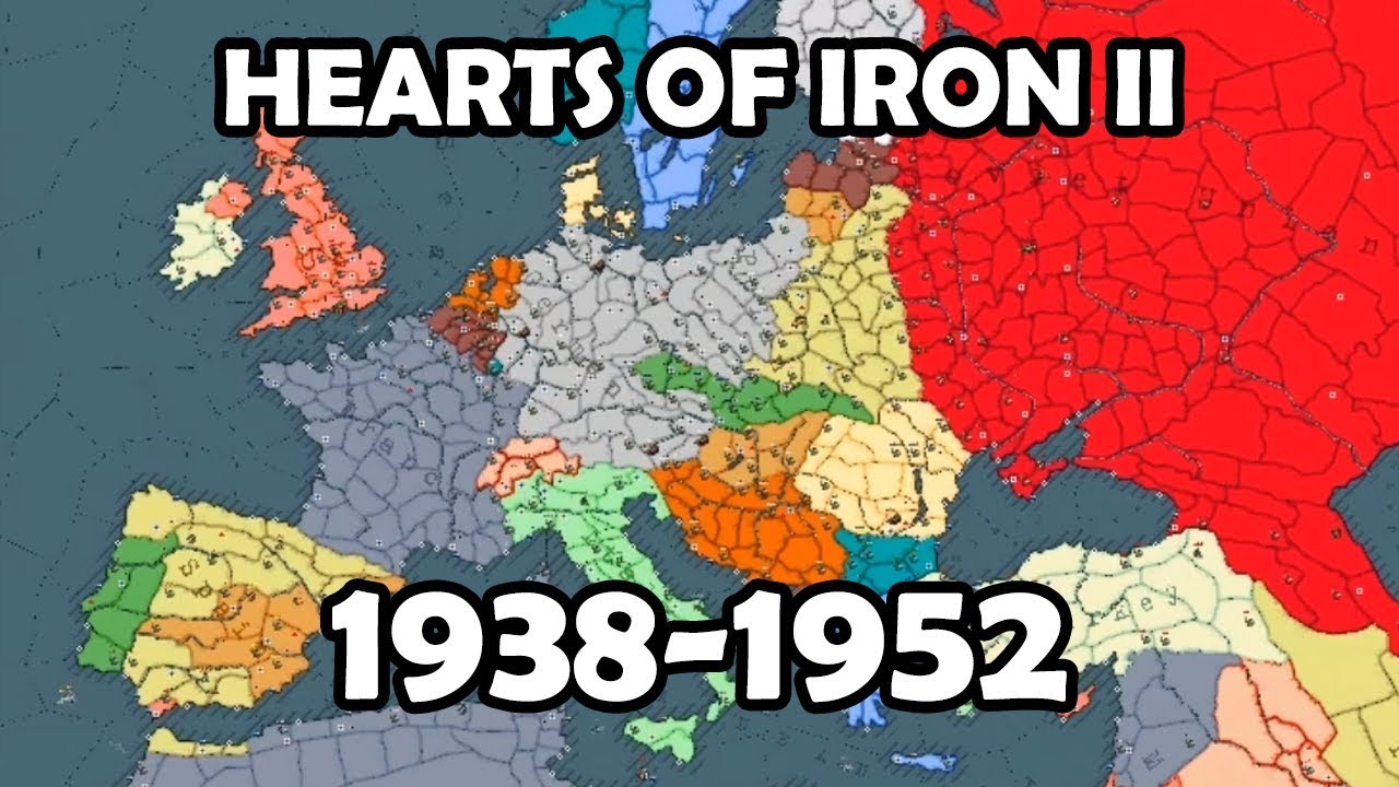 HOI2: 1938-1952 Timelapse AI Only