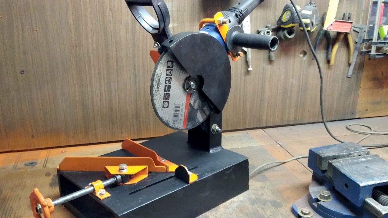 СТОЙКА ДЛЯ БОЛГАРКИ. Чудо Станок из обычной болгарки. Metal cutting machine.