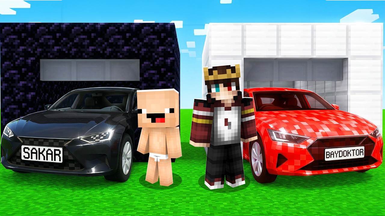 Minecraft AMA ZENGİN GARAJ VS FAKİR GARAJ