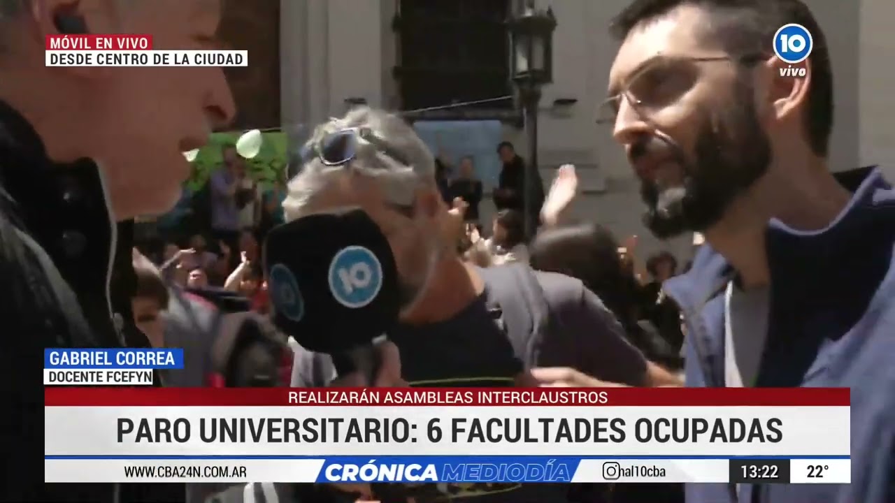 Paro universitario: seis facultades tomadas en Córdoba